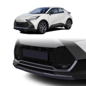 Black Front Lower Bumper Protector Cover For Toyota C-HR 2025 Front Bumper Trim - Picture 1 of 3