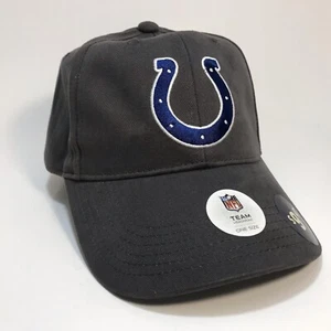 Indianapolis Colts Cap Gray Strap Back Stitched Logo With Tags - Picture 1 of 8