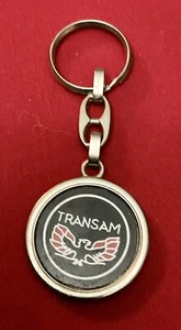 Silver, Black And Red Pontiac Firebird Trans AM Keychain - Trans AM Eagle Logo - Foto 1 di 2