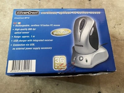 Silver Crest Mp10 Wireless Optical 10 Button Mouse - Image 1 of 2