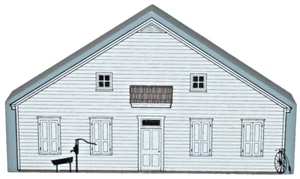 Hometowne Collectibles 1994 estante cuidador lucio iglesia Hinkletown Pennsylvania - Imagen 1 de 2
