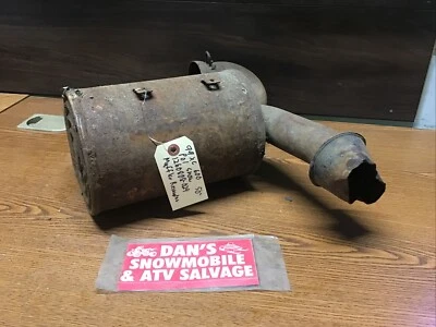 Silenciador resonador de escape # 1260808-029 Polaris 1999 XC 600 moto de nieve Foto 1 de 4