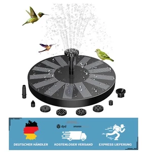1,5W Solar Teichpumpe für kreative Gartenlandschaften – Schwimmende Fontäne - Bild 1 von 2