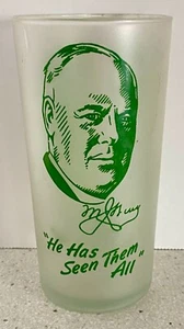 1949 Kentucky Derby Glas Diamond Jubilee Horse Mint Julep mattiert Sammlerstück - Bild 1 von 10