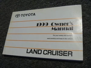 Toyota Land Cruiser 1999 deportivo utilitario 4P dueño manual del operador guía del usuario xo - Imagen 1 de 1