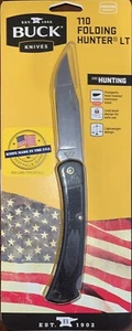 💥QUIK SHIP💥Buck 110 Hunter LT✨Stainless Steel✨Folding Pocket Knife w/Sheath - Picture 1 of 2