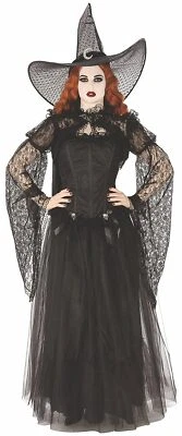 Shadowy Shrug Top Gothic Black Fancy Dress Up Halloween Adult Costume Accessory - Image 1 of 2
