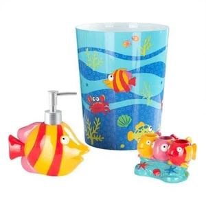 Fischschwänze 3-teiliges Badezimmerzubehör-Set - Bild 1 von 9