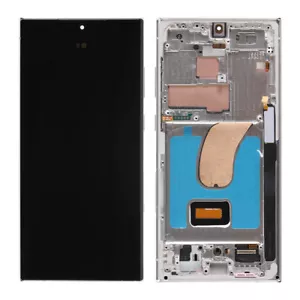 Small OLED For Samsung Galaxy S23 Ultra S918U Display LCD Screen Assembly Silver - Picture 1 of 8