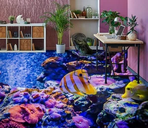 3D Coral Fish I3940 Floor WallPaper Murals Wall Print Decal AJ Coco 2024 - Picture 1 of 5