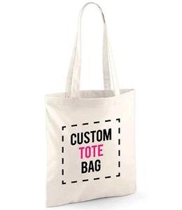 Custom Tote Bag Personalised Bags For Life Promotional Bag - Picture 1 of 4