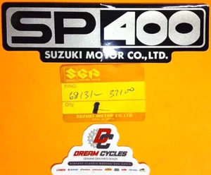 NOS GENUINE SUZUKI SP400 EMBLEM OEM 68131-37100 FAST SHIP NEW SP 400 - Picture 1 of 1