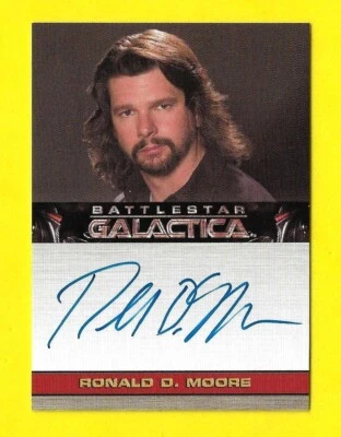 2008 Battlestar Galactica Staffel 3 Autogramm Ronald D.Moore / Chef Produzent - Bild 1 von 3