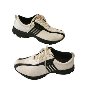Adidas Women's Greenside Golf White/Black Shoes Size 7.5 - Picture 1 of 7