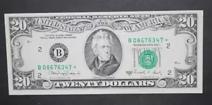 1988 Una NOTA STELLA DA $20/Nota della Federal Reserve di New York/Informazioni sull'incirc.; SPEDIZIONE GRATUITA! - Foto 1 di 8