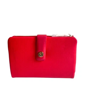 RADLEY Larkswood Red Leather Medium Bifold Purse With Dust Bag - New With Tags - Picture 1 of 5
