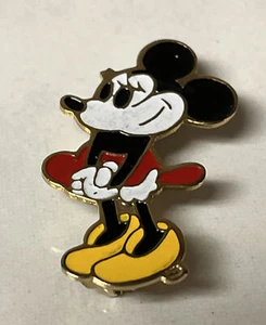 Pin Minnie Mouse ~ Zapatos Amarillos ~ Producciones Walt Disney ~ Antiguos años 80 de colección - Imagen 1 de 8