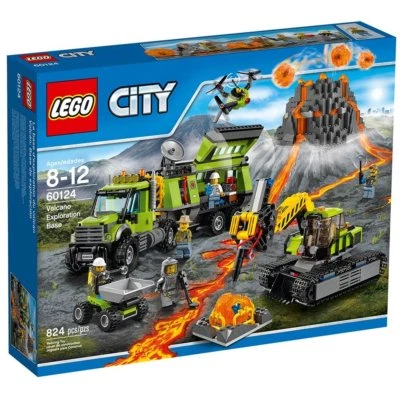 Lego City 60124 Volcano Exploration Base Present NISB - Image 1 of 4