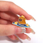 Cute Bathing Porpoise Swimming Lapel Pins Fashion Metal Badge Decorative Jewelry