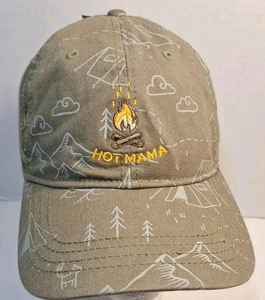 Women's Cotton Twill Baseball Cap, Mama Campfire Caming Outdoor Hat, New Tags  - Picture 1 of 12