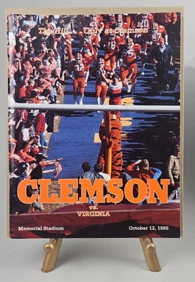 Clemson vs. Virginia Game Program 10/12/1985 VERY GOOD - Image 1 of 2
