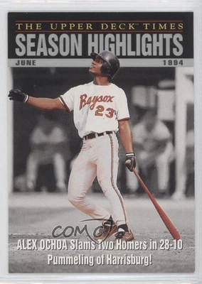 1995 Upper Deck Minor League Top Prospect Alex Ochoa #102 - Image 1 of 2