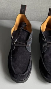 Paul Smith Hombres Azul Marino Gamuza Lanza Botas Reino Unido 8/UE 42 Nuevas - Imagen 1 de 16