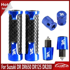 Manillar 3 PIEZAS 7/8" Empuñaduras Manillar Para Suzuki DR DR650 DR125 DR200 Azul - Imagen 1 de 2