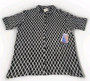 NWT - Massive Luxury Edition Crochet/Knit Polo Button Down/Up Shirt(Medium) - Picture 1 of 13