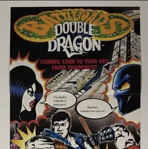 1993 Battletoads Double Dragon Poster Nintendo Power 28x57cm Nice Art! NIN 47 - Bild 1 von 4