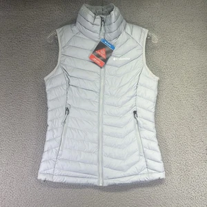 Columbia Weste Damen Extra Small Grau Powder Lite Omni Heat Puffer Wandern - Bild 1 von 7