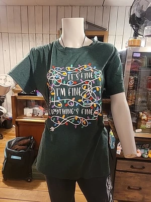Women’s T-shirt “it's fine i'm fine everything is fine” - Image 1 of 2