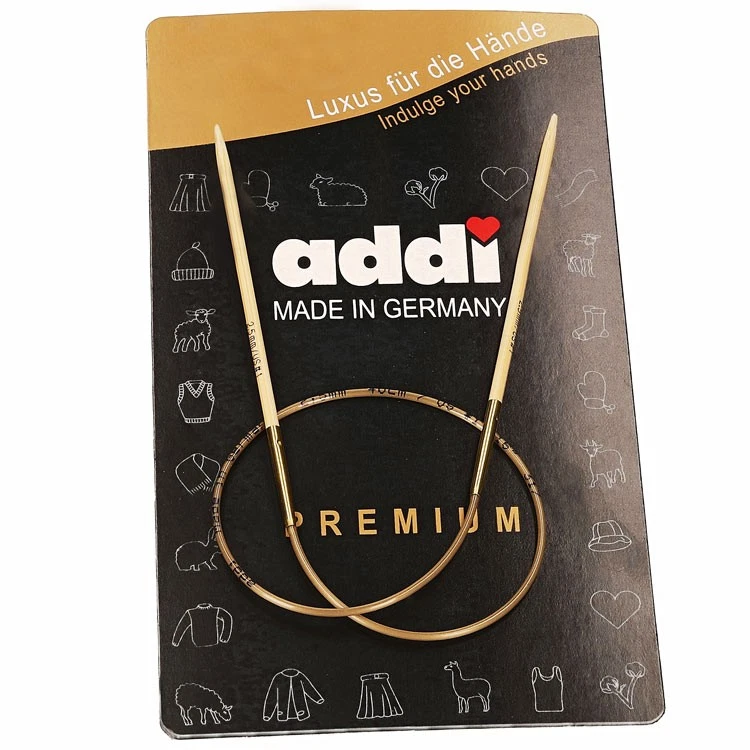 Addi Rundstricknadel aus Bambus in verschiedenen Stärken und Längen - Bild 1 von 1