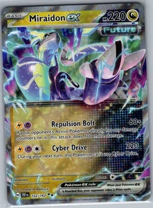 Miraidon ex 122/162 - Pokemon TCG SV05: Temporal Forces - Double Rare (NM) - Picture 1 of 2