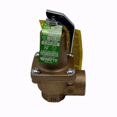 WATTS 0274836 174A 3/4" RELIEF VALVE @ 150PSI, 2,445.000 BTU/HR - Image 1 of 2