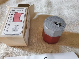Rare "MAC" Dual Atomatic Casting Bobber/Float NOS Wood w Box & Paper Insert - Picture 1 of 6