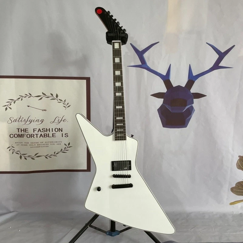 Explorer Electric Guitar H Pickup Black Hardware Rosemood Fretboard Left-handed - Image 1 of 4