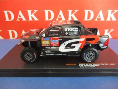 Die cast 1/43 Modellino Auto Toyota GR DKR Hilux Evo T1U N209 Rally Dakar 2024 - Immagine 1 di 4