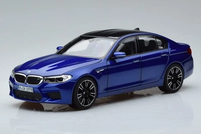 80432454783 BMW M5 F90 Marina Bay Blue Norev 1/18