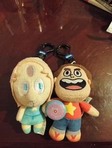 Steven Universe Clip-On Peluche Portachiavi Cartoon Network - Zag Pearl & Steven - Foto 1 di 9