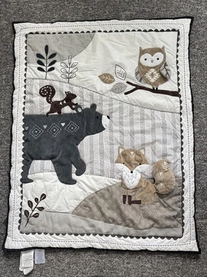 Manta de cama para bebé corderos e hiedras bosque animales del bosque ropa de cama Foto 1 de 4