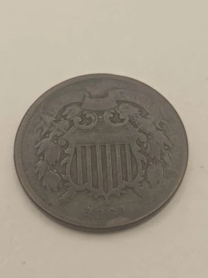 1864 2 Cent Piece US 2 Cent - Image 1 of 4