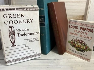 RARE VTG Greek Cookbook lot GREEK COOKERY Islands Cooking & Baking the Greek way - Picture 1 of 23