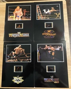 WWE WRESTLEMANIA ANTHOLOGY dvd FILM CELLS COMPLETE LIMITED EDITION - Picture 1 of 9