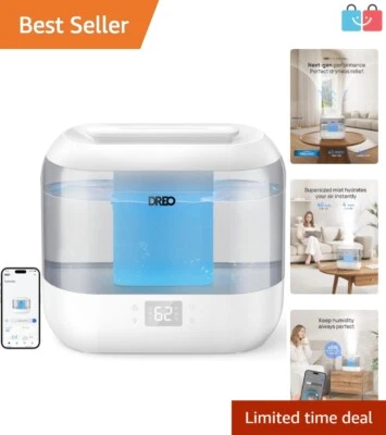 Humidificador Smart 4L Top-Fill con Control por Voz y Luz Nocturna - 32H Silencioso Comodidad Foto 1 de 4