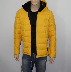 Neu HFX Performance Kapuzenjacke gelb MEDIUM Reißverschluss vorne wasser- & windabweisend - Bild 1 von 14