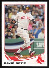 2013 Topps #595 David Ortiz     Boston Red Sox Card