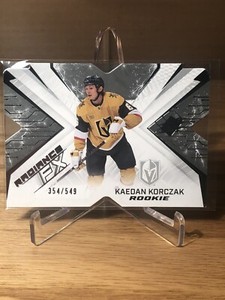 2022-23 UPPER DECK SPX RADIANCE FX ROOKIE KAEDAN KORCZAK 354/549 RFX-95