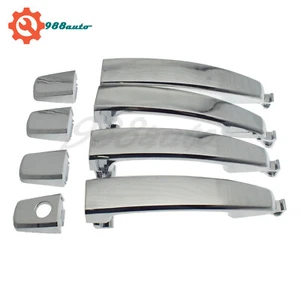 Outside Door Handle Chrome Front Rear for CHEVROLET Aveo 07-11 Captiva Sport Vue - Foto 1 di 16