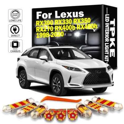Canbus LED Interior Light Kit For Lexus RX RX300 RX330 RX350 RX270 RX400h RX450h - Image 1 of 4